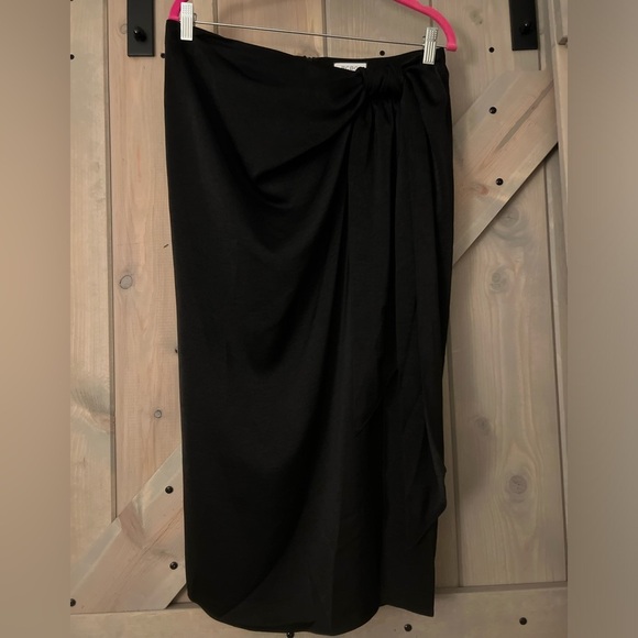 NWT BCBG New York Sarong Front Twist Skirt - Picture 5 of 8